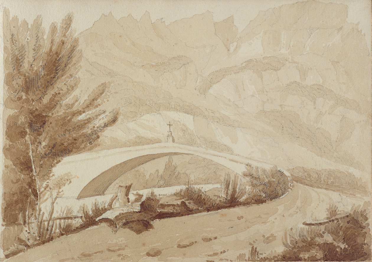St. Martin, Schweiz, 1818 von Maria Leycester
