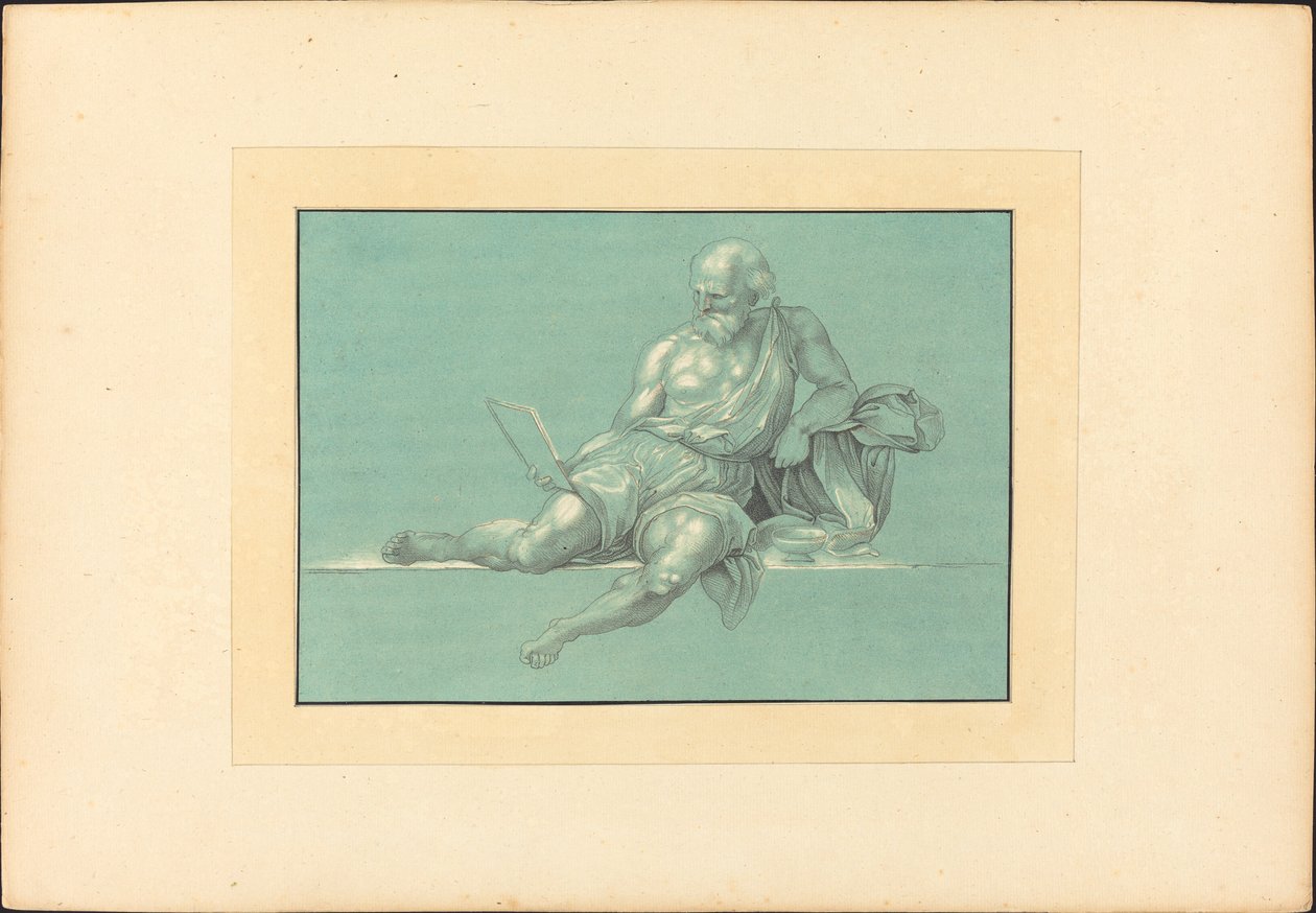 Diogenes von Maria Catharina Prestel after Giorgio Vasari after Raphael