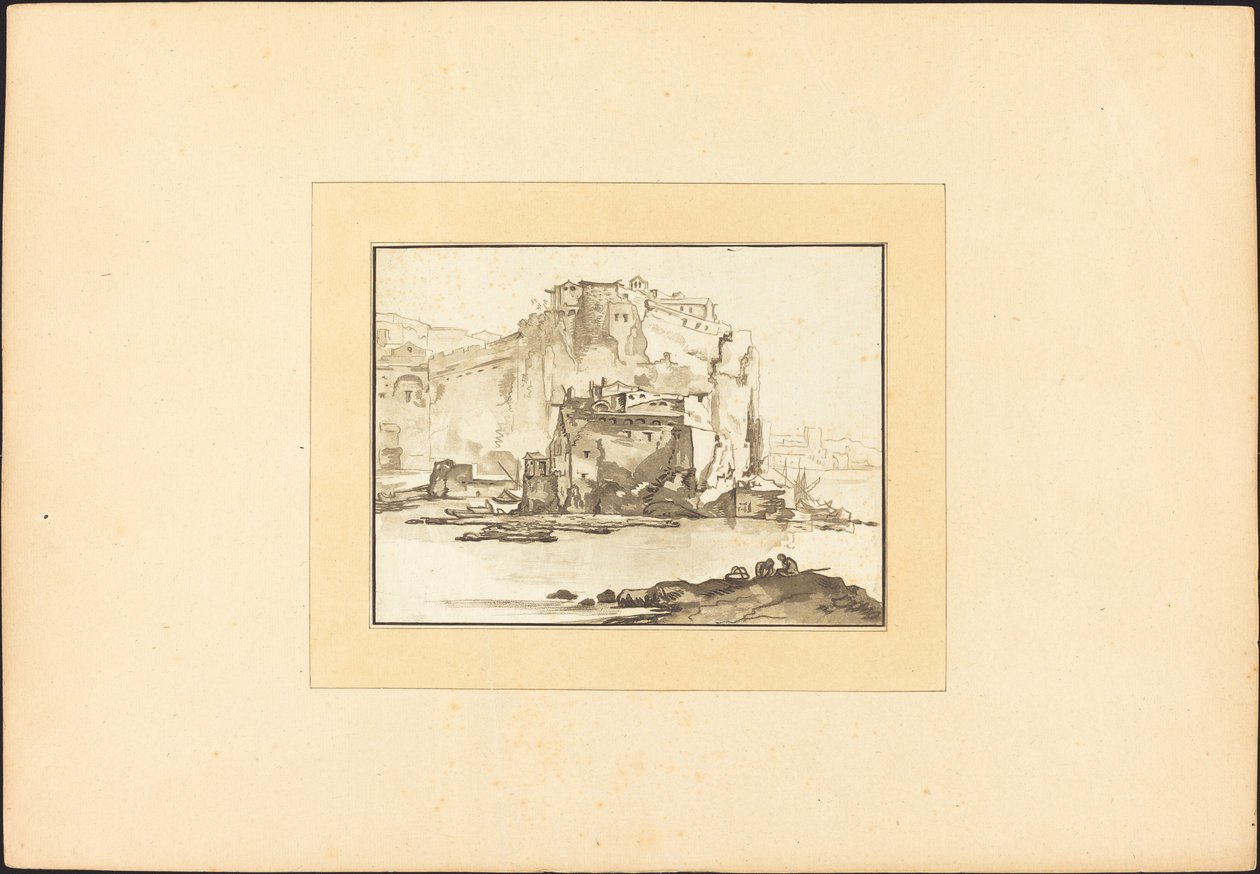 Mittelmeerlandschaft von Maria Catharina Prestel after Thomas Wyck