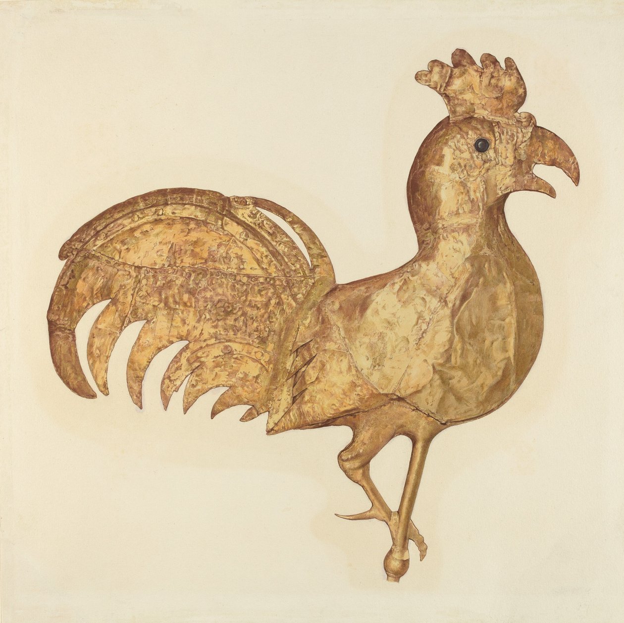 Wetterfahne: Hahn, ca. 1939 von Marian Page