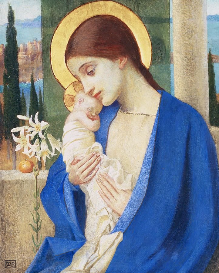 Madonna mit Kind von Marianne Stokes