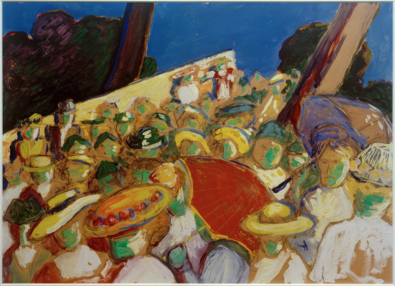 Die Menschenmenge von Marianne von Werefkin