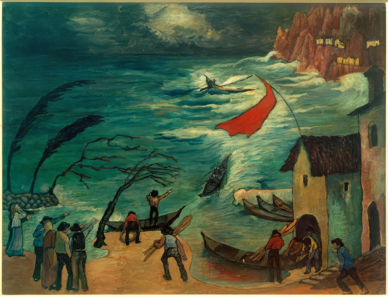 Fischer im Sturm von Marianne von Werefkin