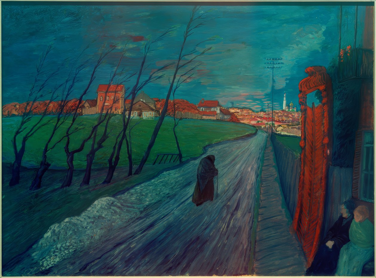 Stadt in Litauen von Marianne von Werefkin