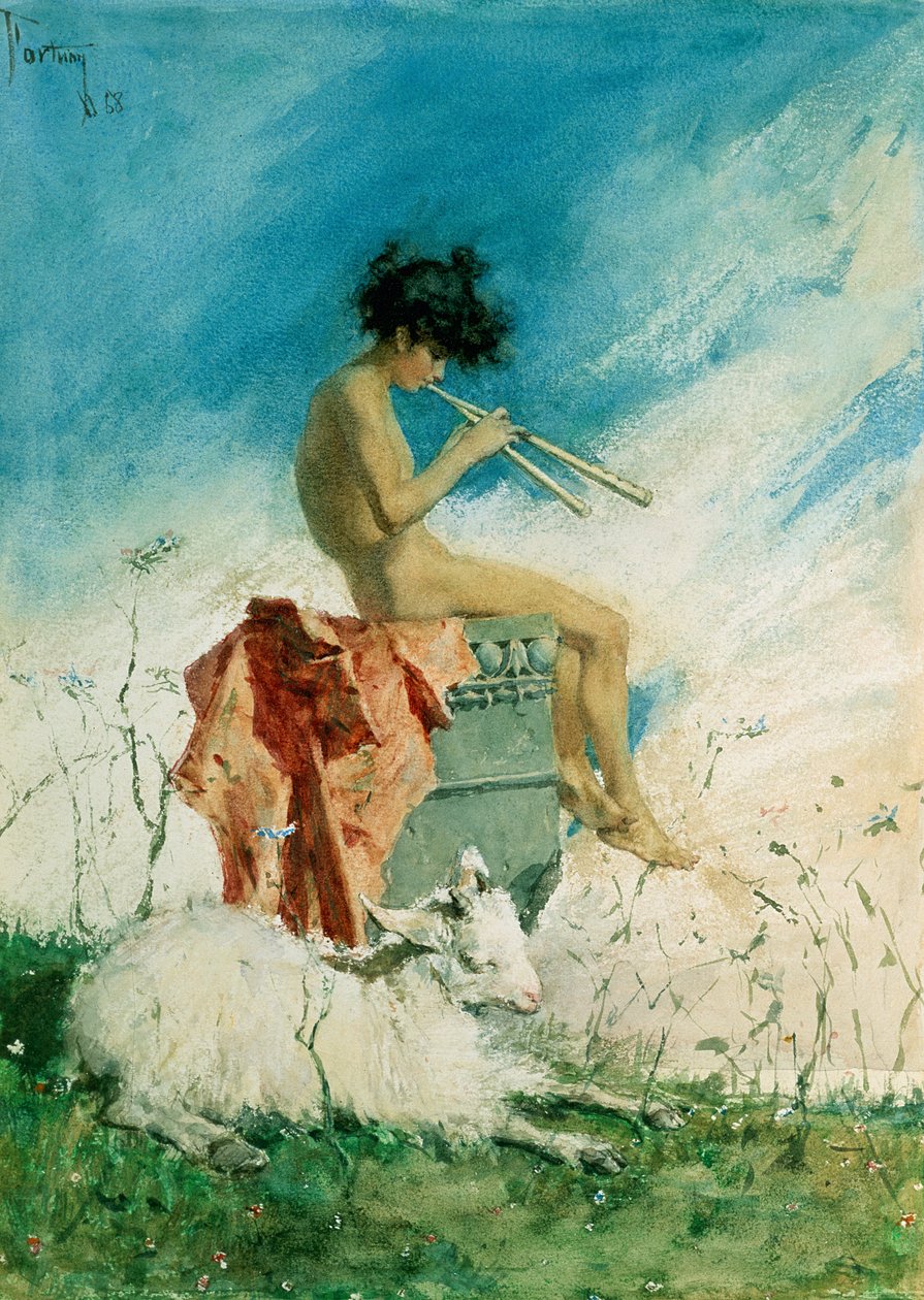 Idylle, 1868 von Mariano José María Bernardo Fortuny y Carbó