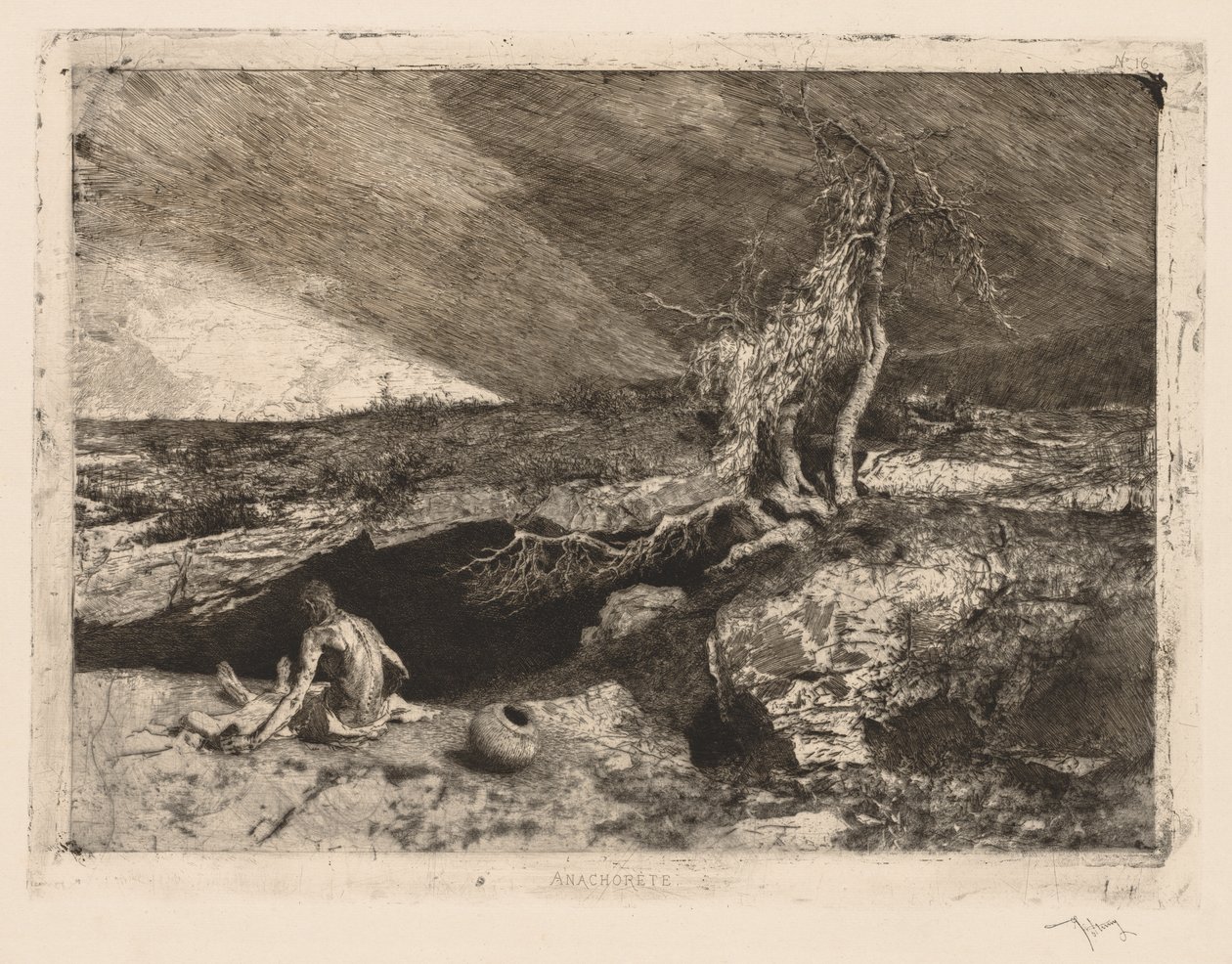 Der Einsiedler von Mariano Fortuny y Marsal