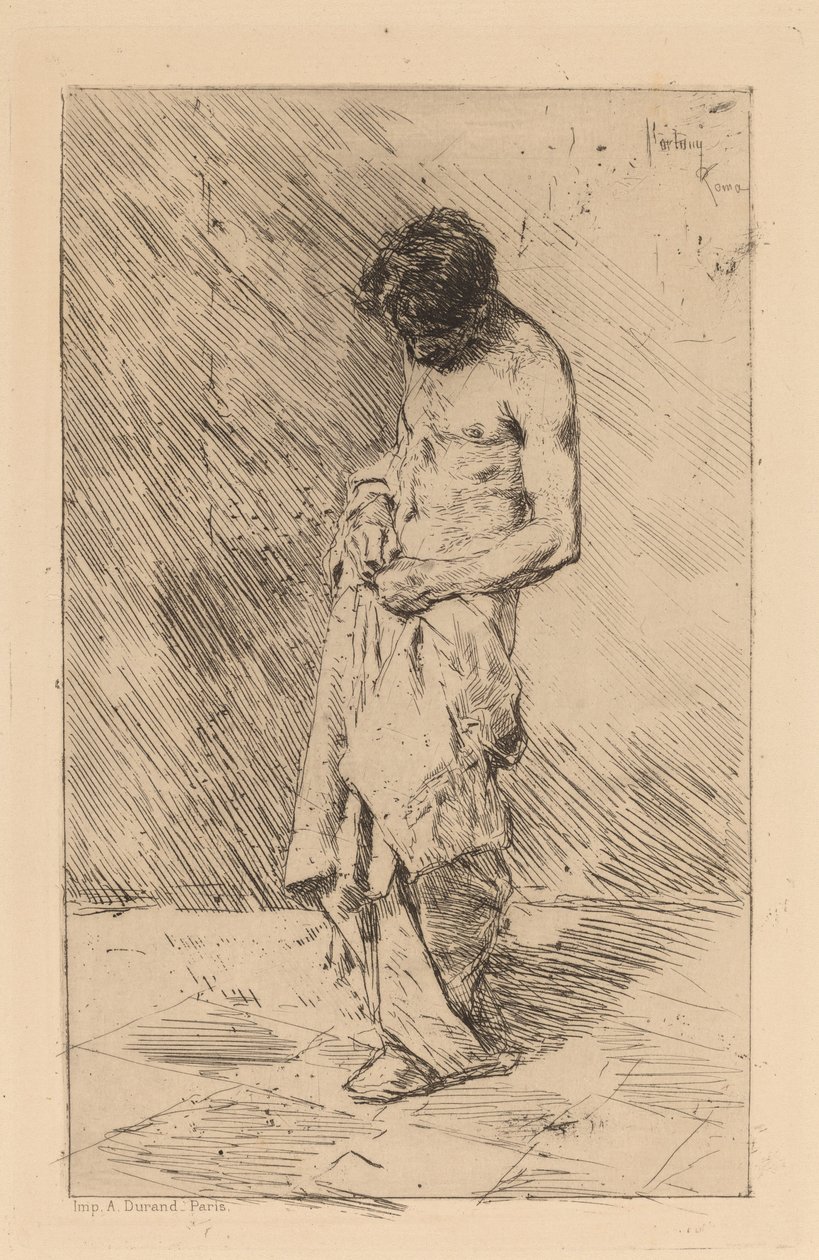 Un Pouilleux (Flohsucher) von Marià Fortuny