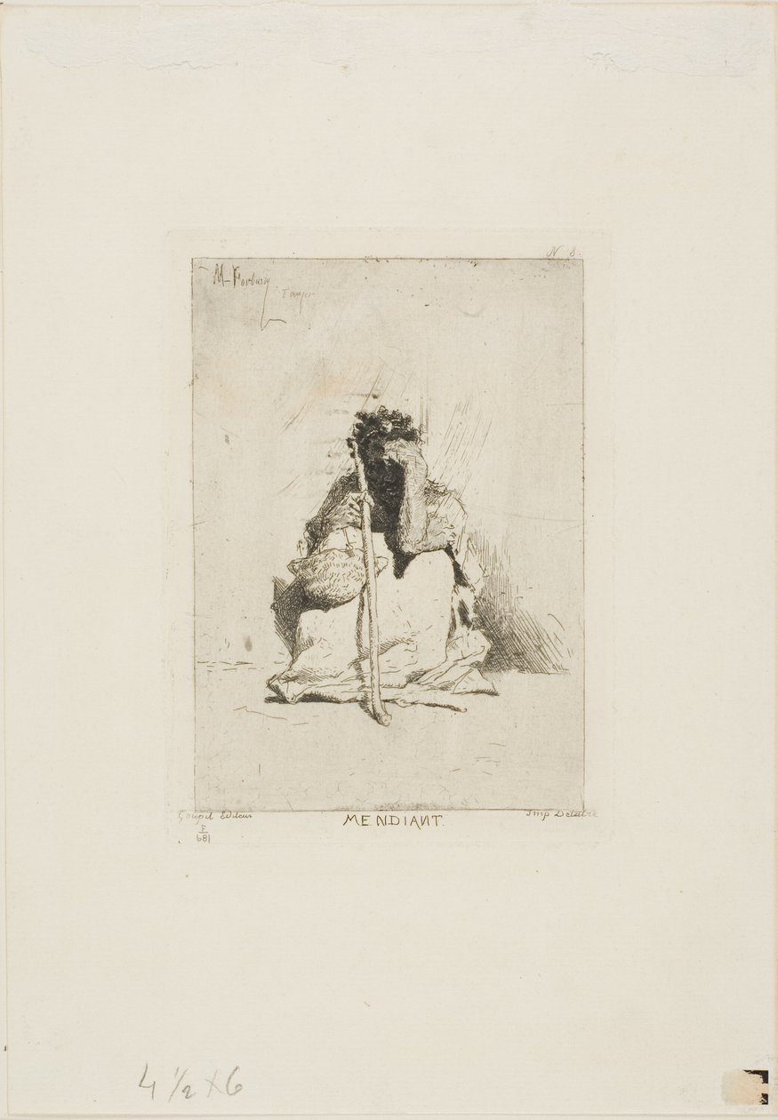 Ein Bettler von Mariano Fortuny y Marsal