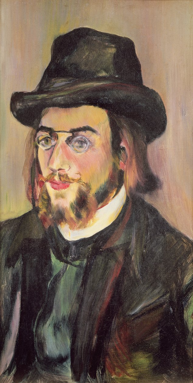 Porträt von Erik Satie (1866-1925) ca. 1892 von Marie Clementine (Suzanne) Valadon