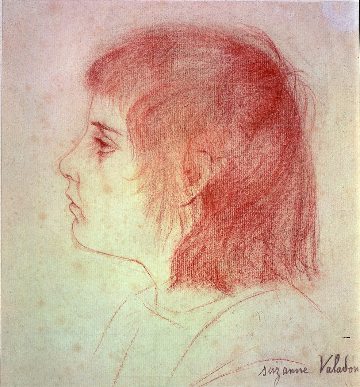 Porträt von Maurice Utrillo als Kind, ca. 1888-90 von Marie Clementine (Suzanne) Valadon