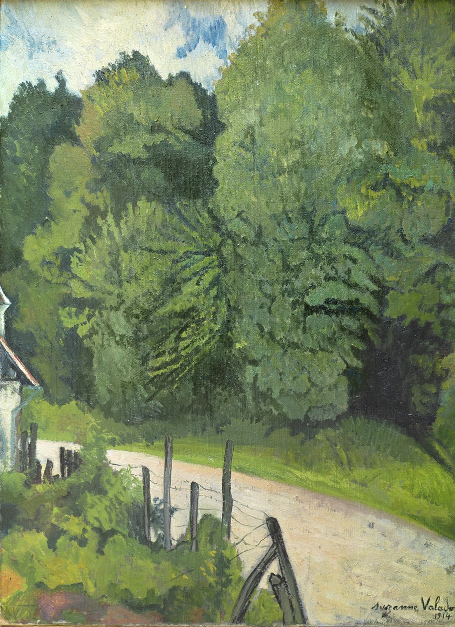 Straße im Wald, 1914 von Marie Clementine (Suzanne) Valadon