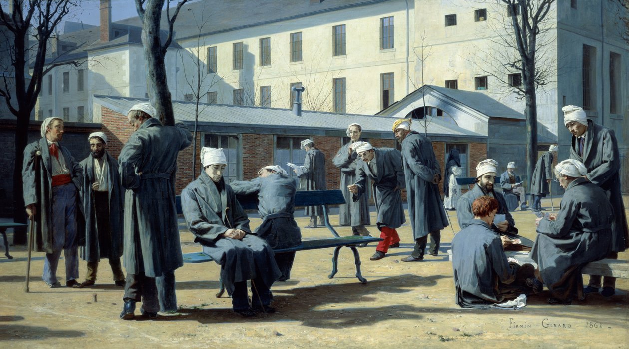 Die Genesenden, 1861 von Marie Francois Firmin Girard