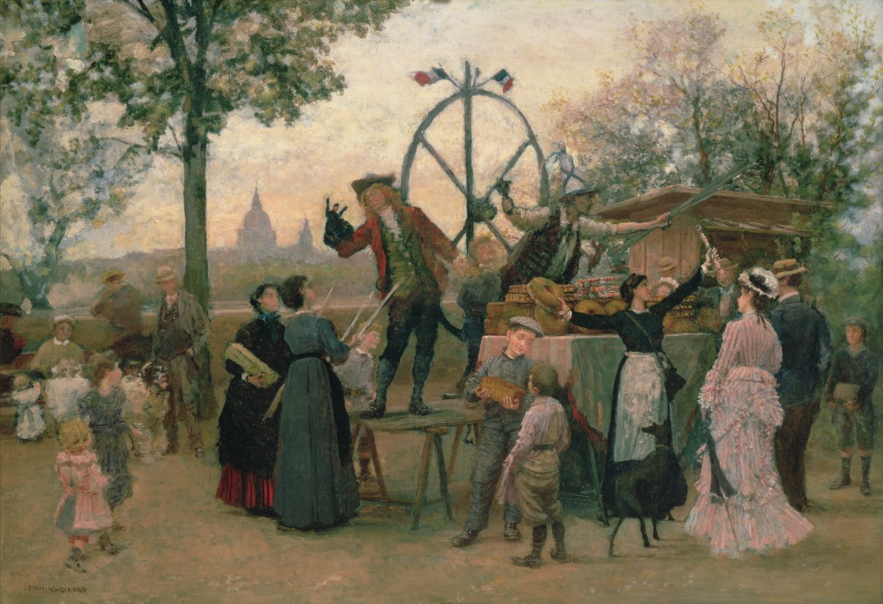 Die Straßenkünstler von Marie Francois Firmin Girard