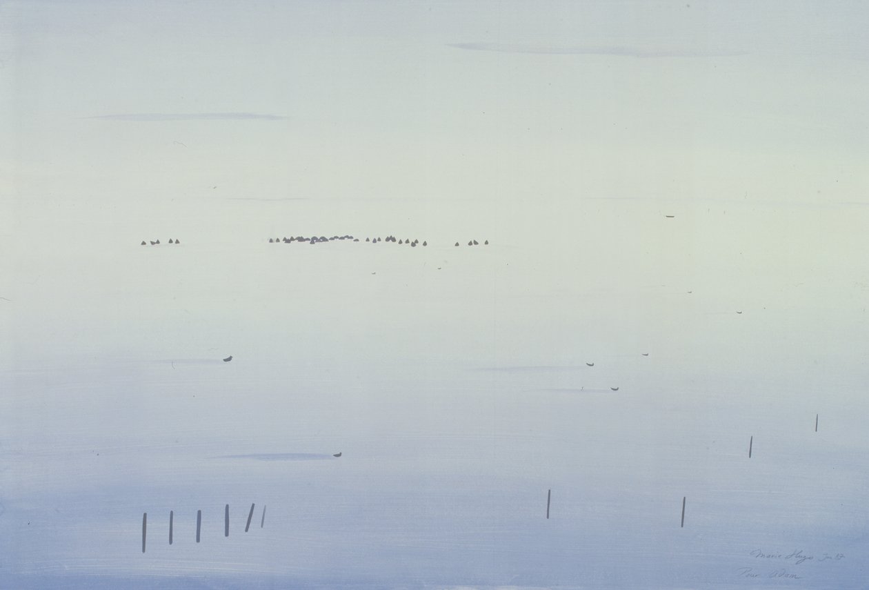 Le Vaccares, 1987 von Marie Hugo