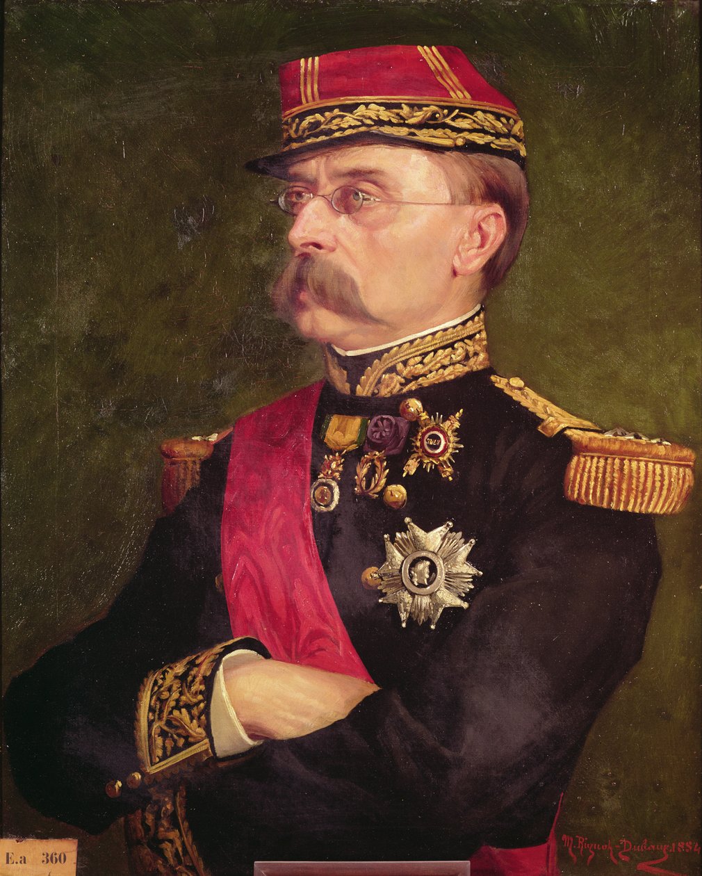 Porträt von General Louis Faidherbe (1818-89), 1884 von Marie Rignot Dubaux