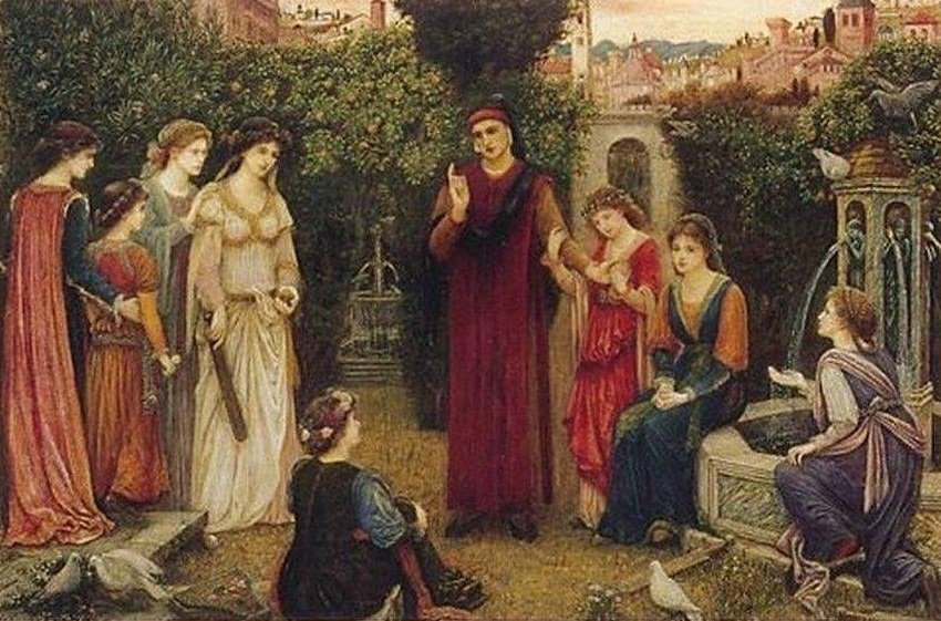 Dante in Verona von Marie Spartali Stillman
