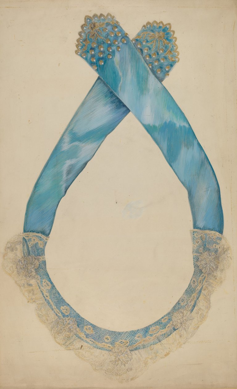 Kragen, ca. 1939. von Marie Alain