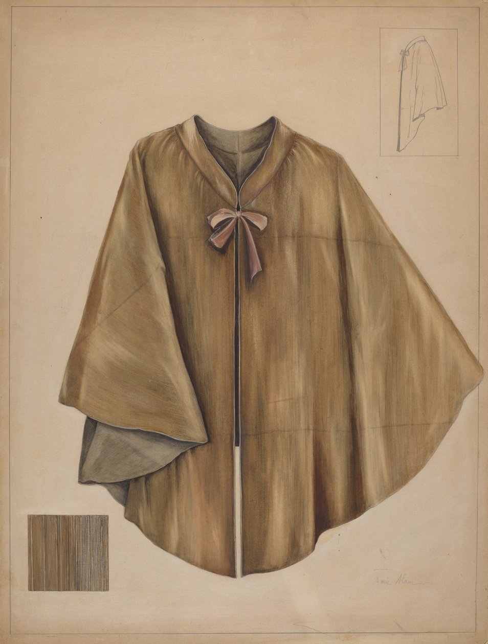 Quäker-Kap, ca. 1937 von Marie Alain