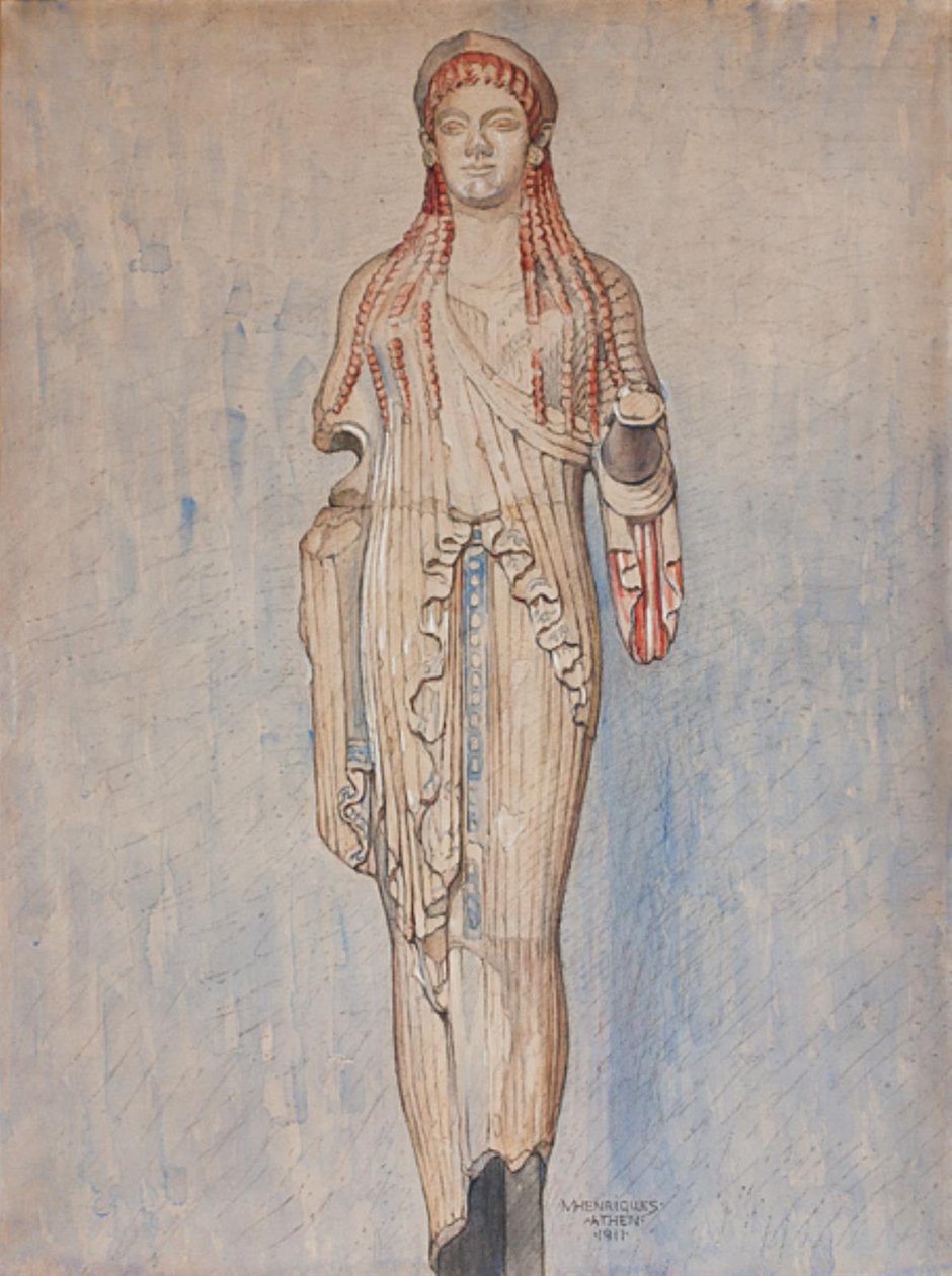 Kore (Akropolis-Museum Inv. 685) von Marie Henriques