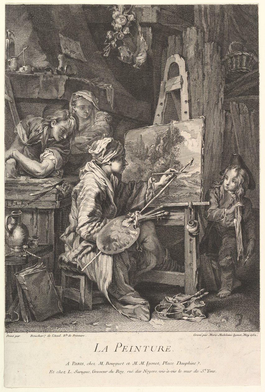 Gemälde, 1752 von Marie Madeleine Igonet