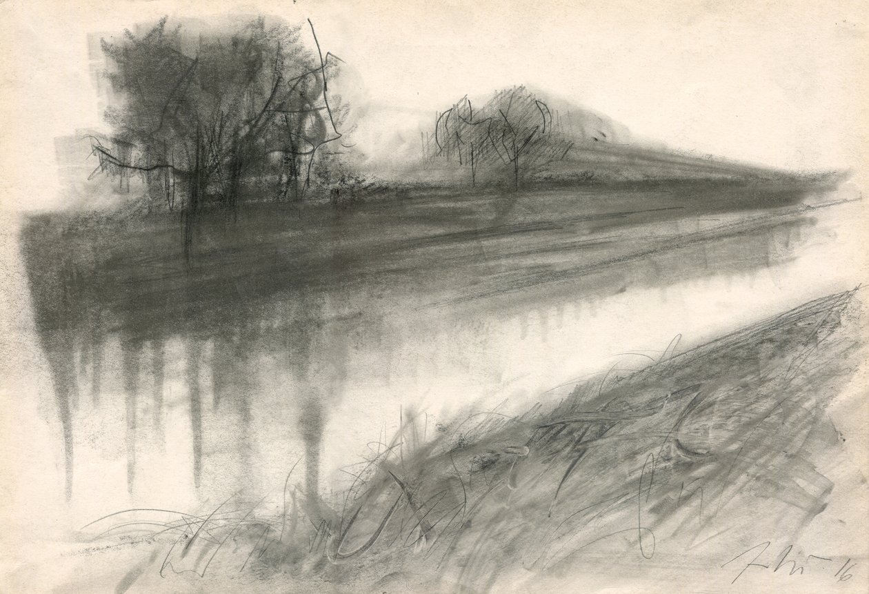 Am Fluss, 2018 von Marina Falco