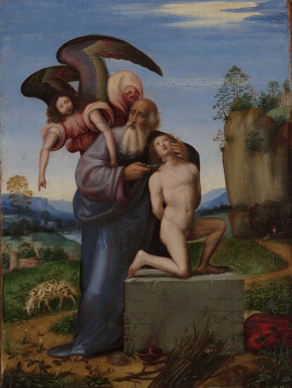 Die Opferung Isaaks von Mariotto Albertinelli