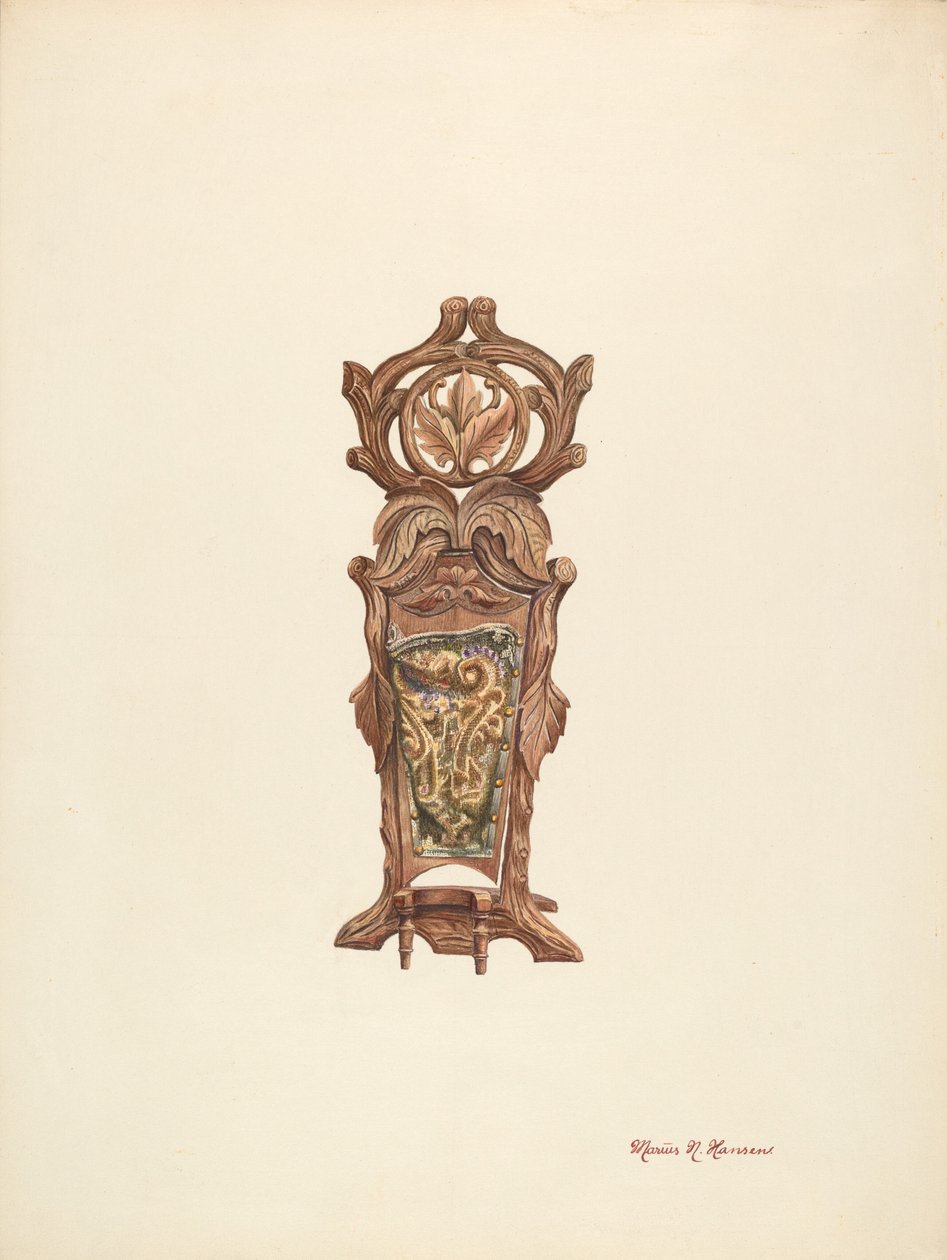 Stiefelknecht & Pantoffelhalter, ca. 1940 von Marius Hansen