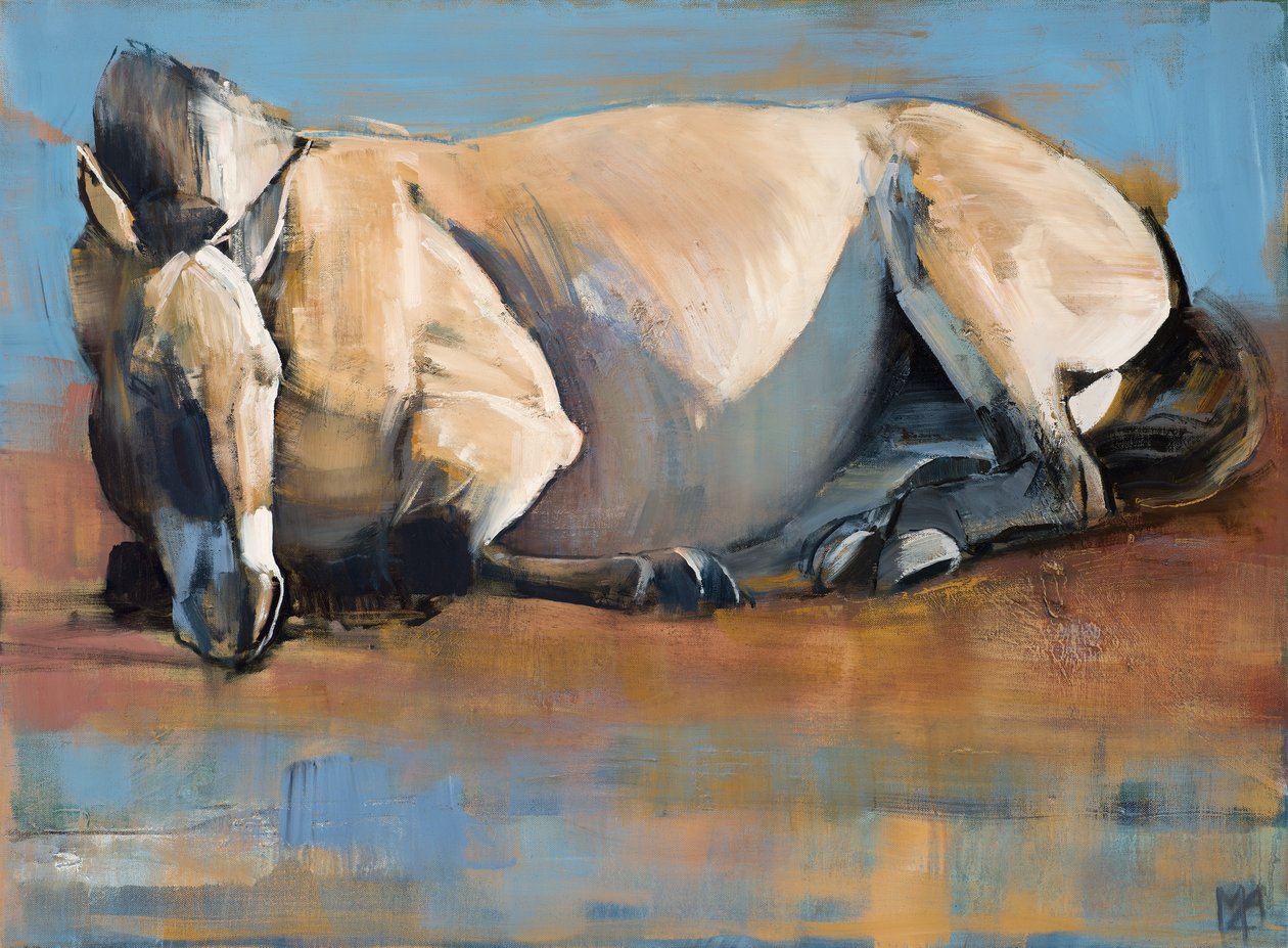 Blauer Himmel Tag, (Przewalski), 2014 von Mark Adlington