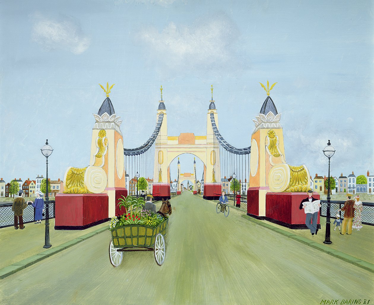 Hammersmith-Brücke von Mark Baring