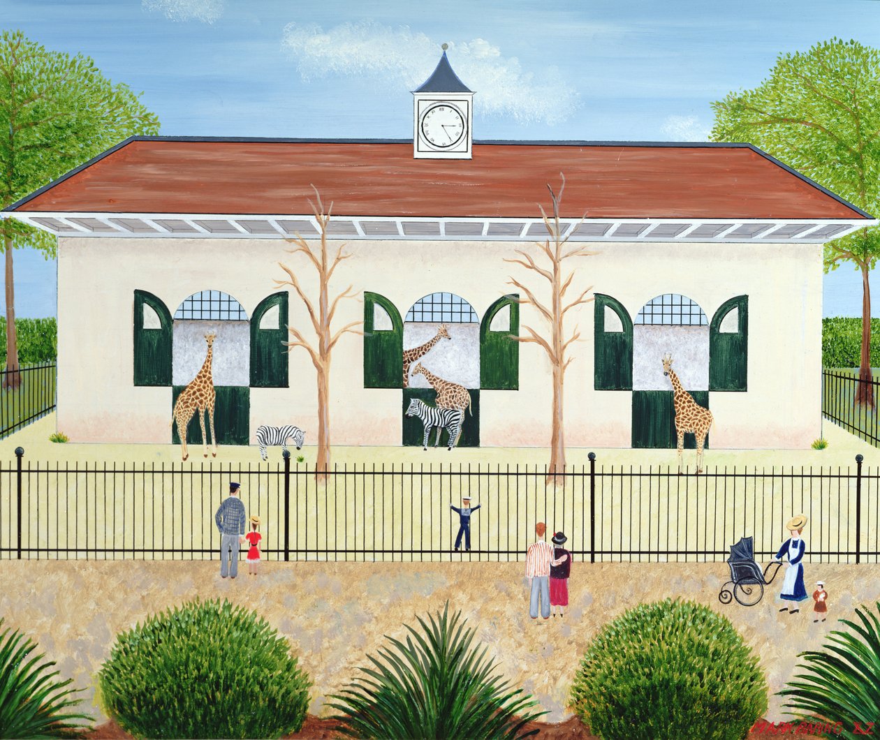 Das Giraffenhaus von Mark Baring