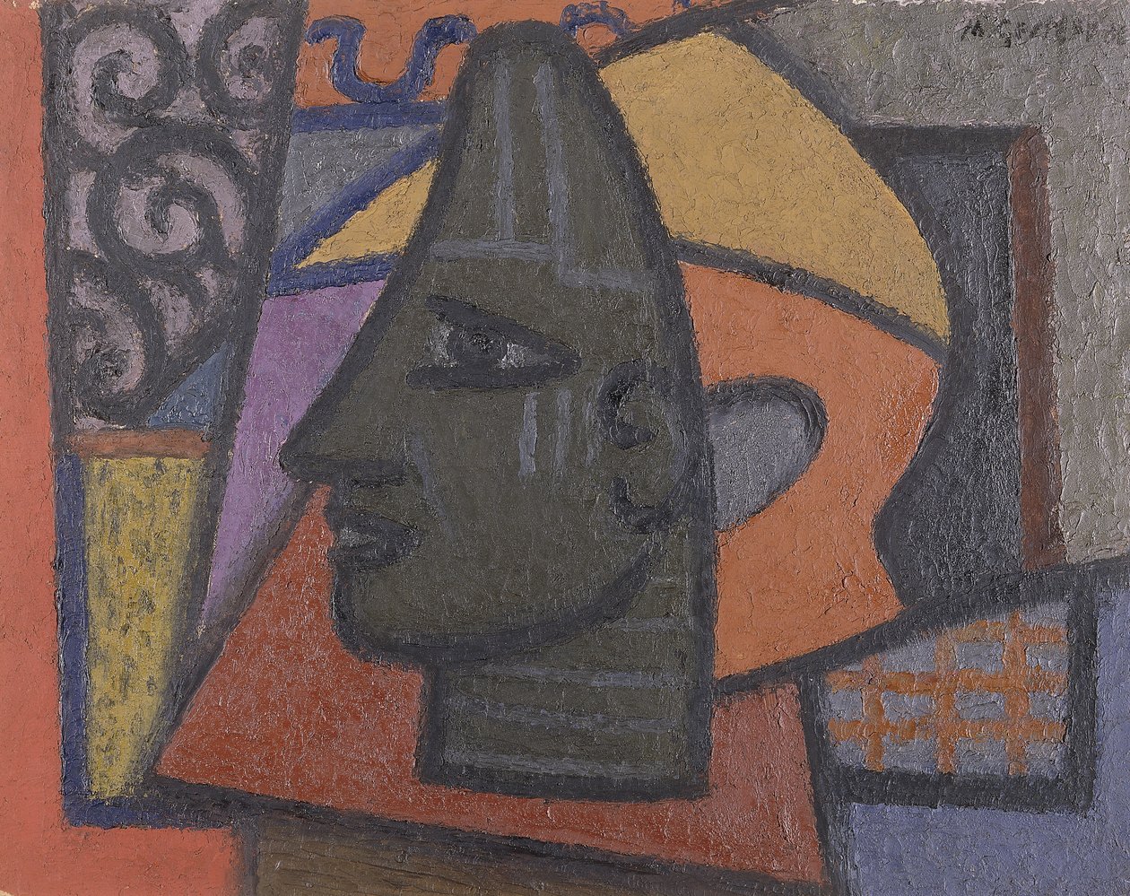 Design mit Benin-Kopf von Mark Gertler