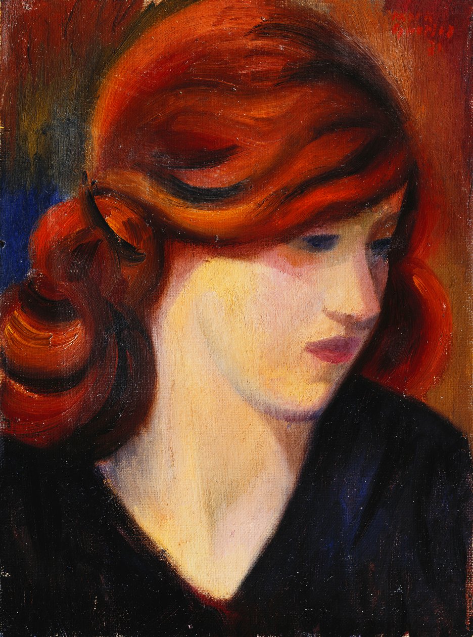 Porträt eines jungen Mädchens von Mark Gertler