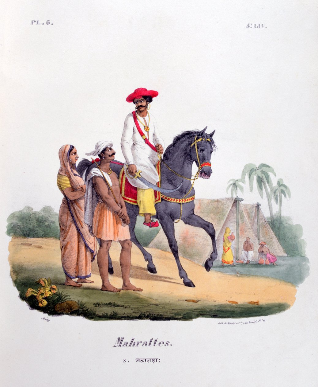 Marathas, 1828 von Marlet et Cie