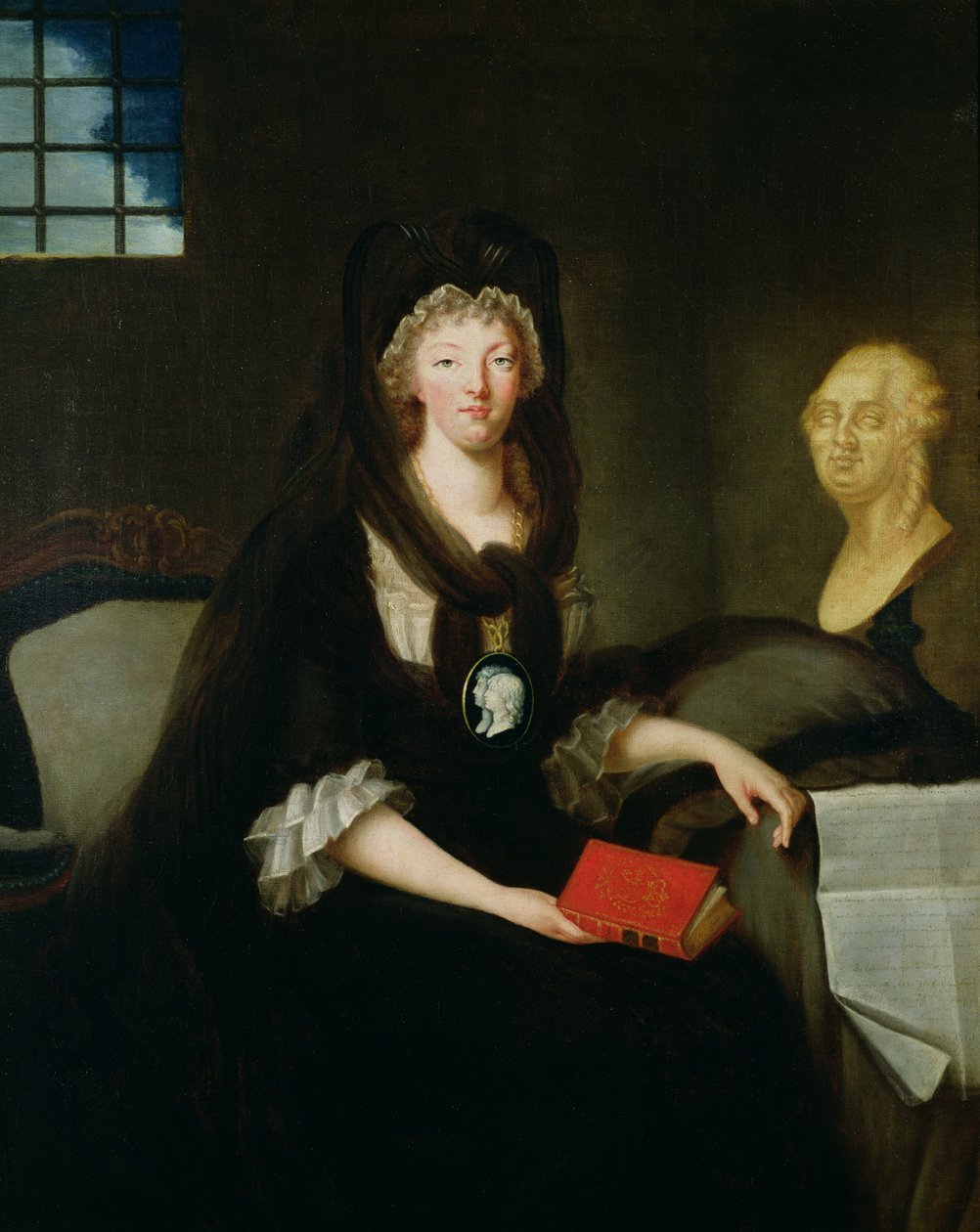 Marie-Antoinette (1755-93) in der Conciergerie von Marquise de Brehan