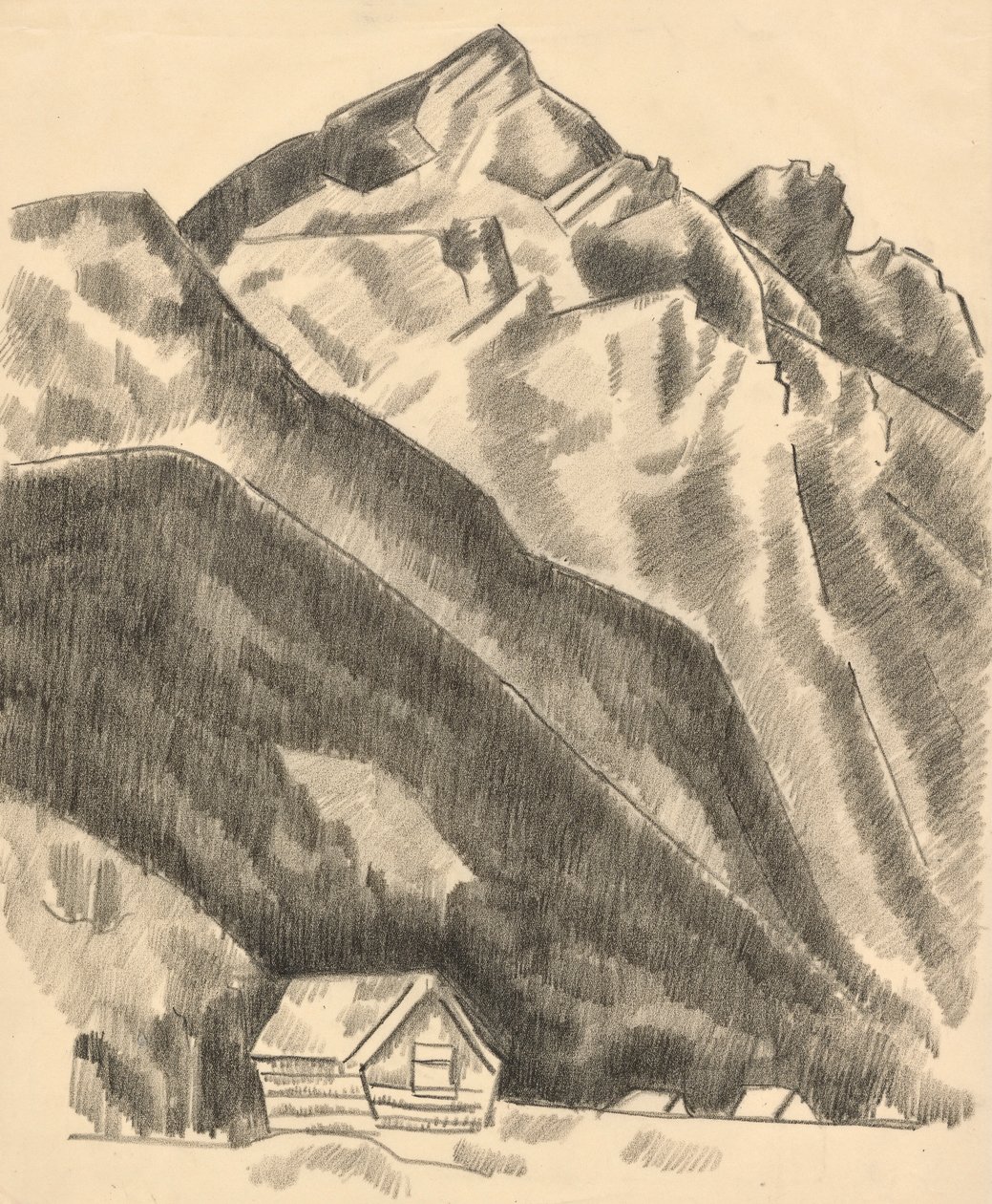 Berglandschaft (Garmisch-Partenkirchen) von Marsden Hartley