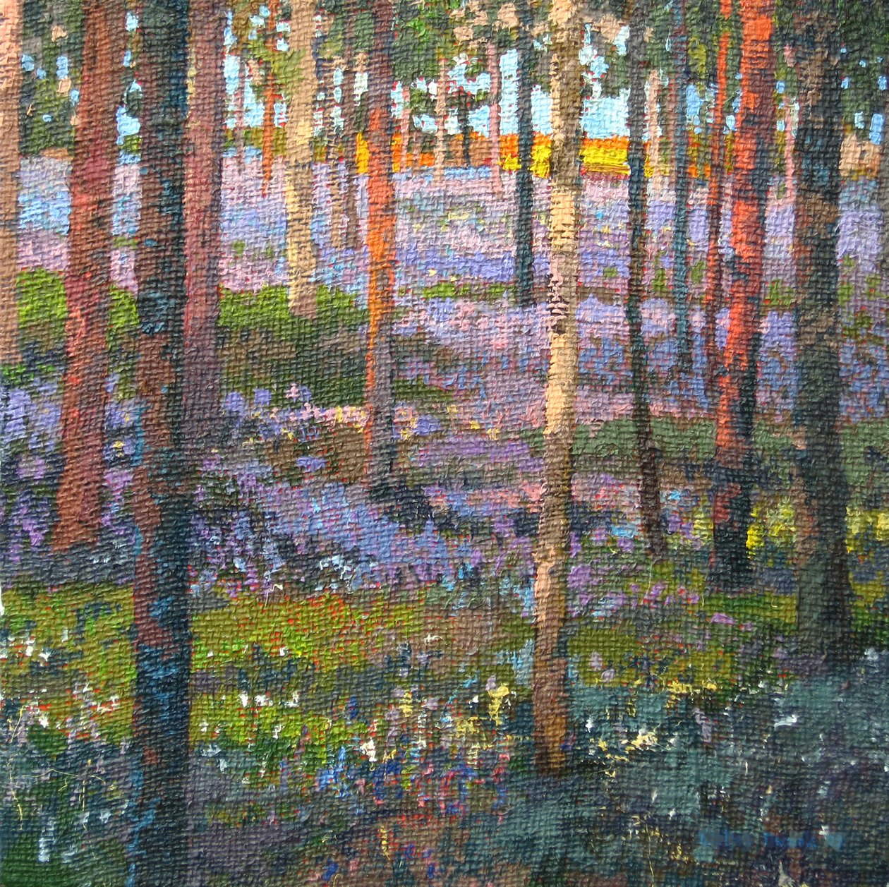 Später Blausternwald, 2014 von Martin Decent