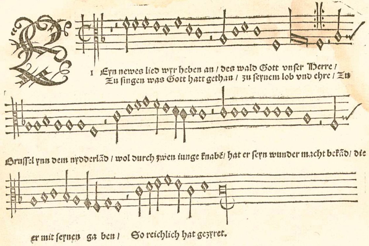 Ein neues Lied wir heben an von Martin Luther