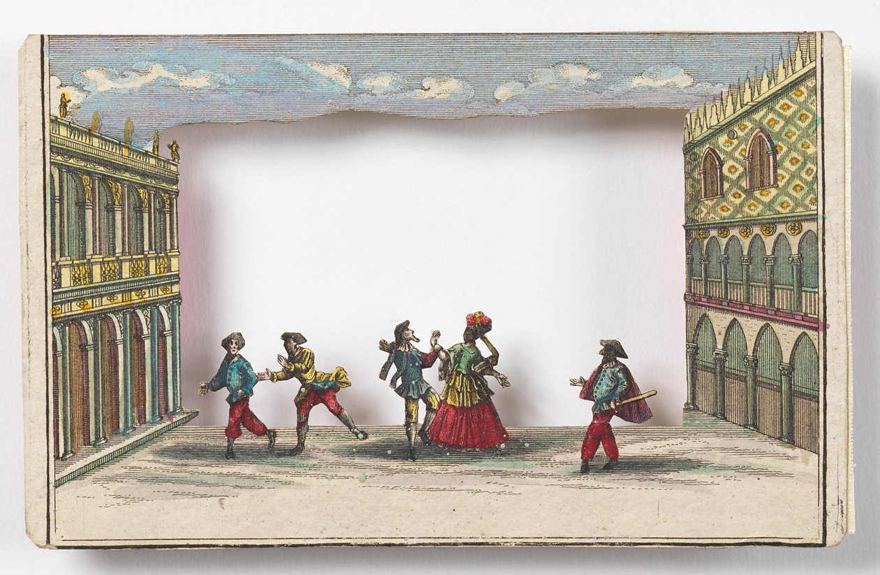 Der Karneval von Venedig (Guckkasten) von Martin Engelbrecht