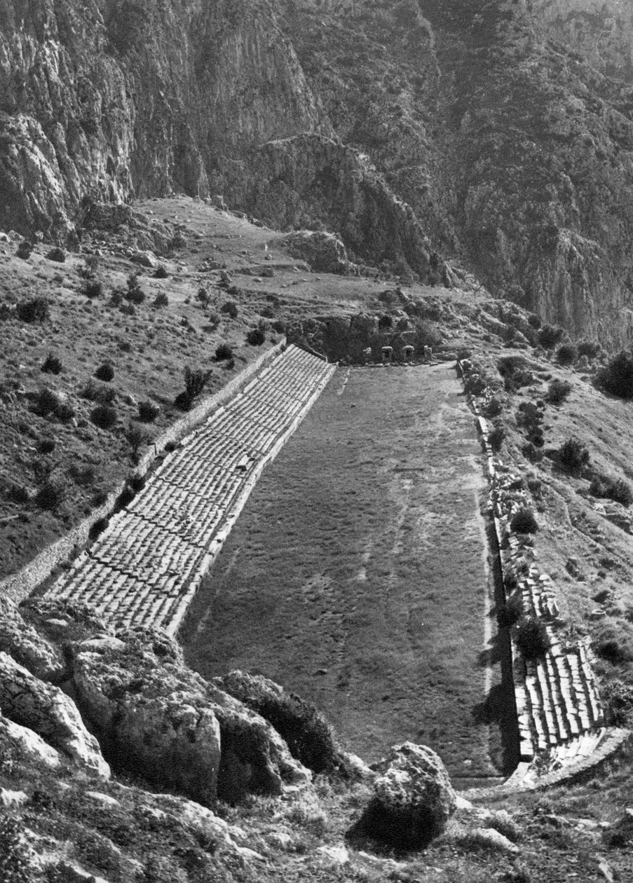 Stadion, Delphi, Griechenland von Martin Hurlimann