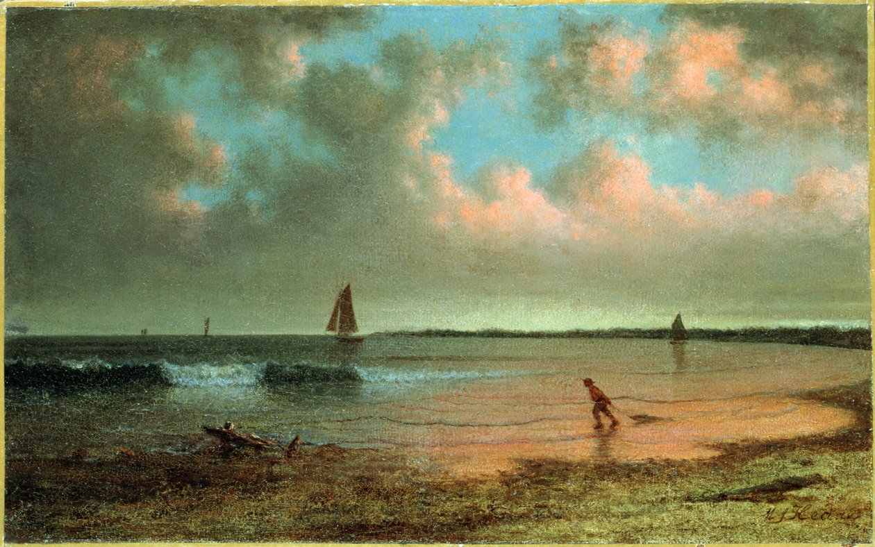 Küstenlandschaft von Neuengland von Martin Johnson Heade