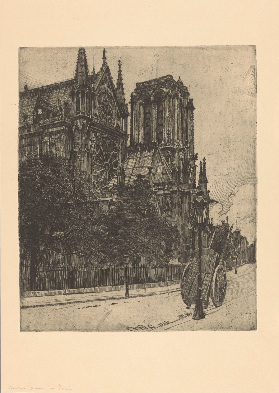 Notre-Dame von Paris von Martin Monnickendam