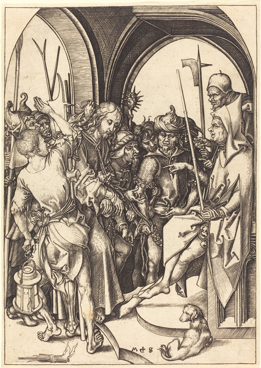 Christus vor Hannas von Martin Schongauer