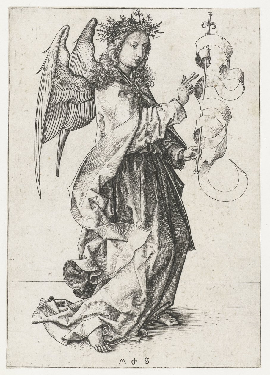 Der Engel Gabriel von Martin Schongauer