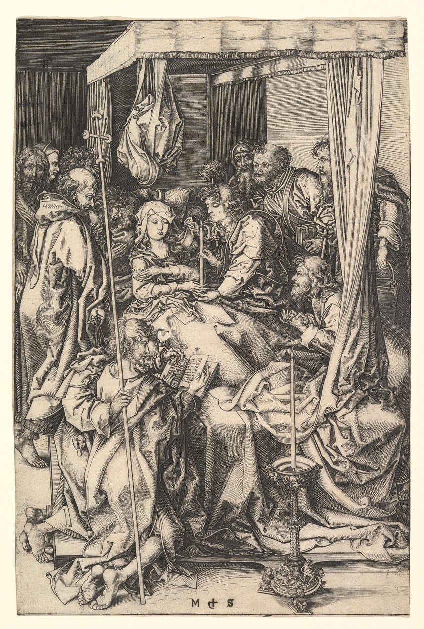 Tod der Jungfrau, ca. 1435-1491 von Martin Schongauer