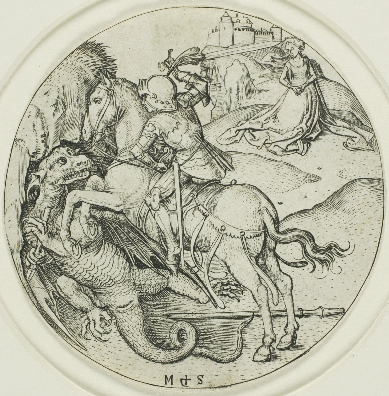 Sankt Georg von Martin Schongauer