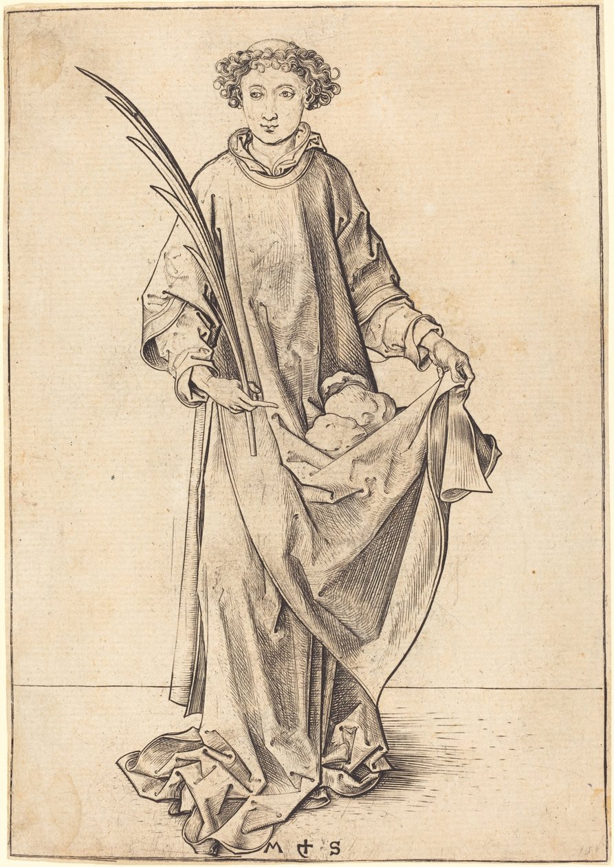 Heiliger Stephanus von Martin Schongauer