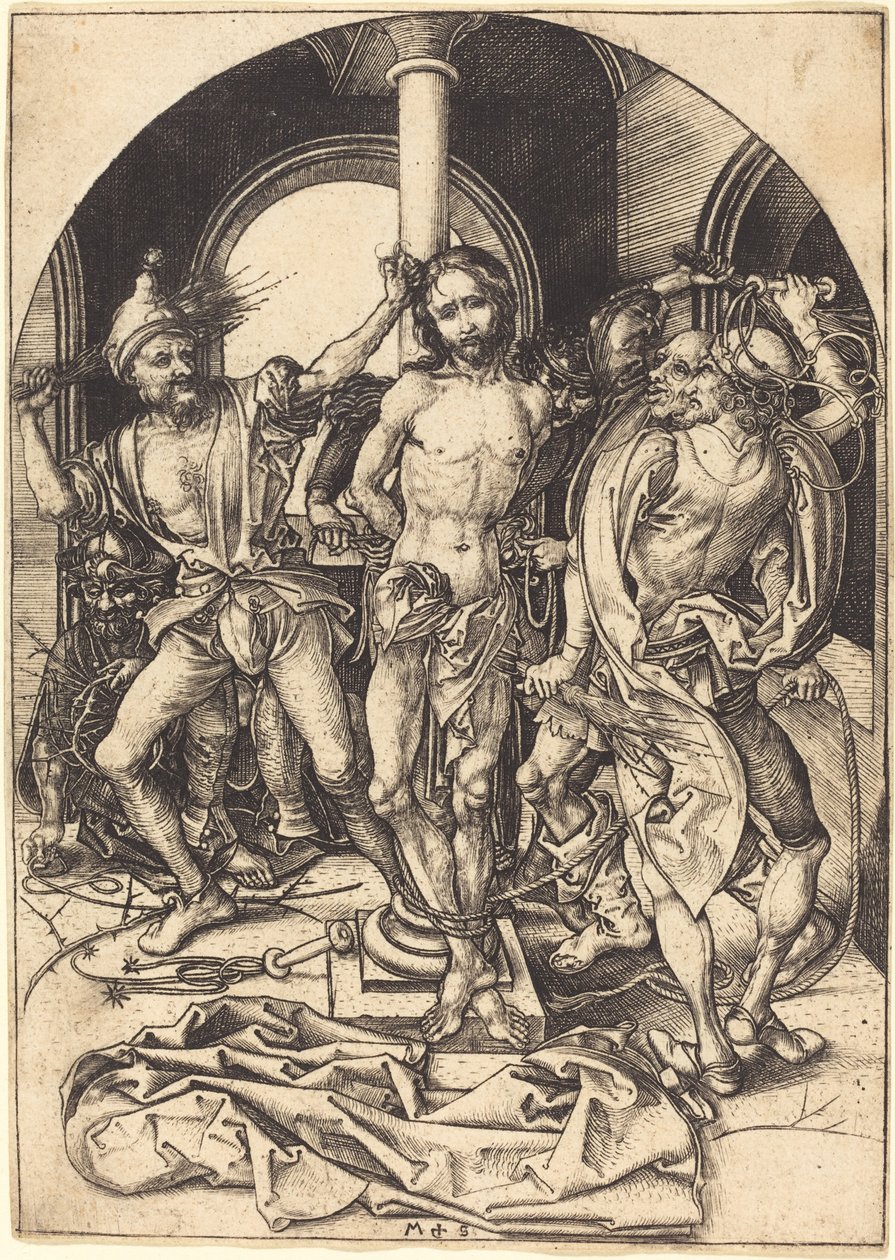Die Geißelung von Martin Schongauer
