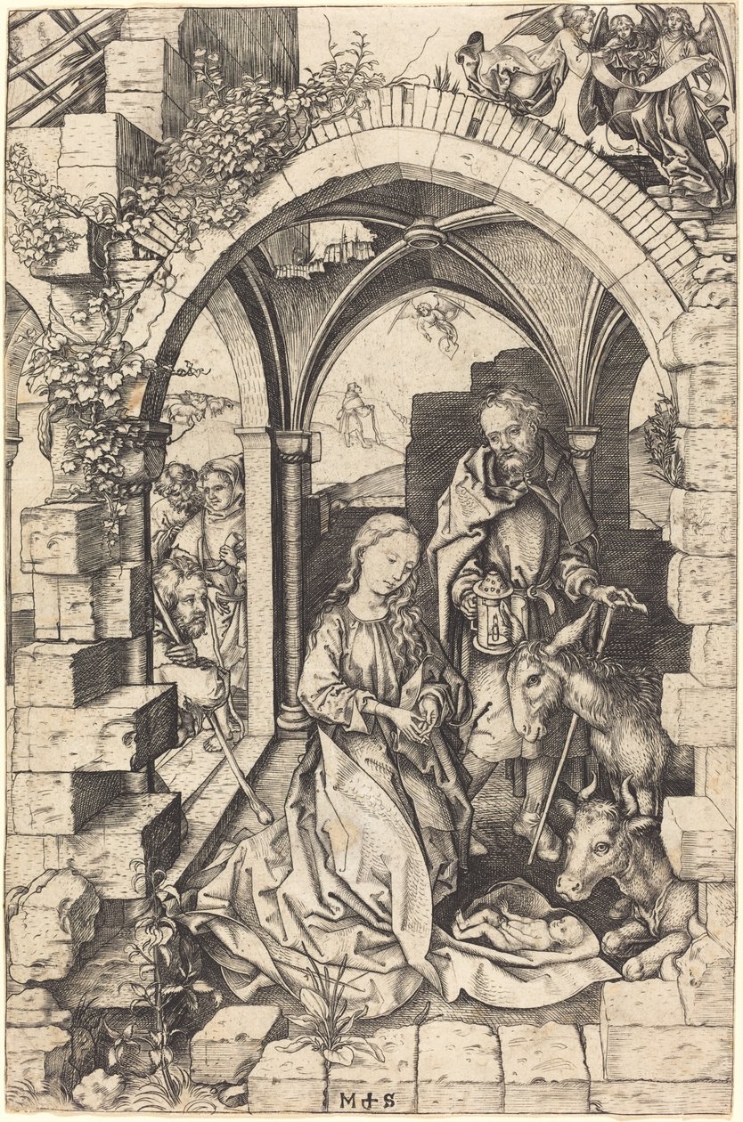 Die Geburt Christi von Martin Schongauer