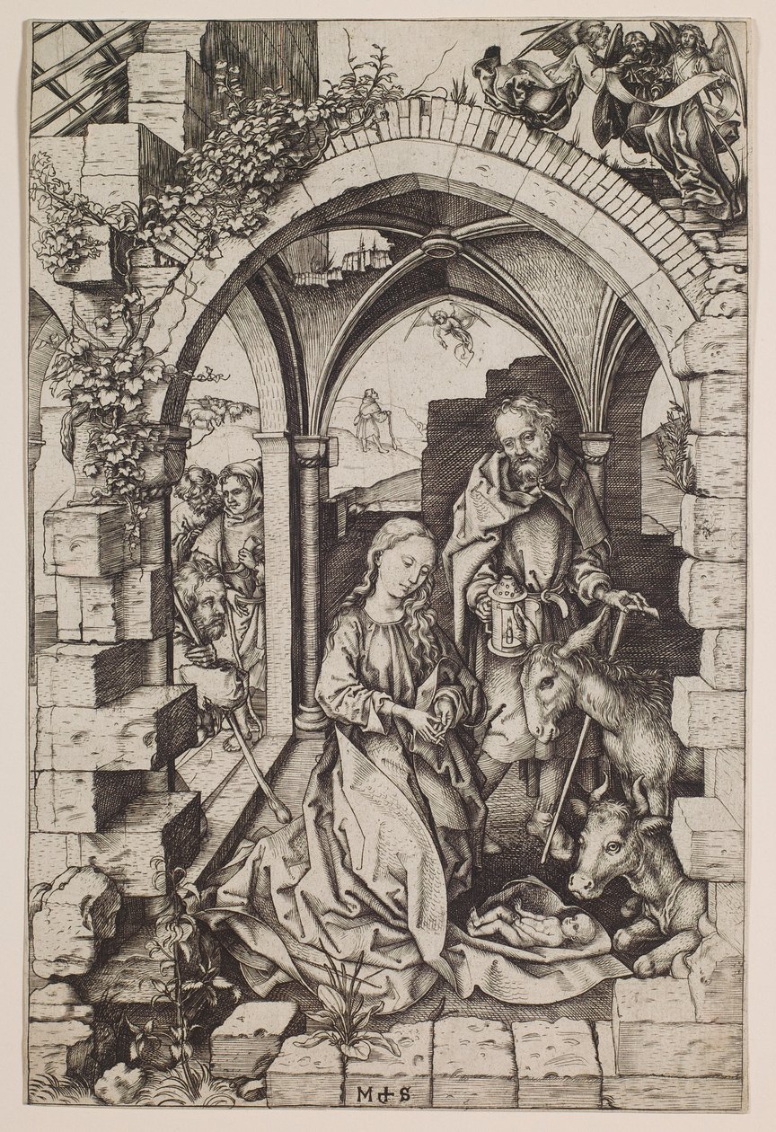 Die Geburt Christi von Martin Schongauer