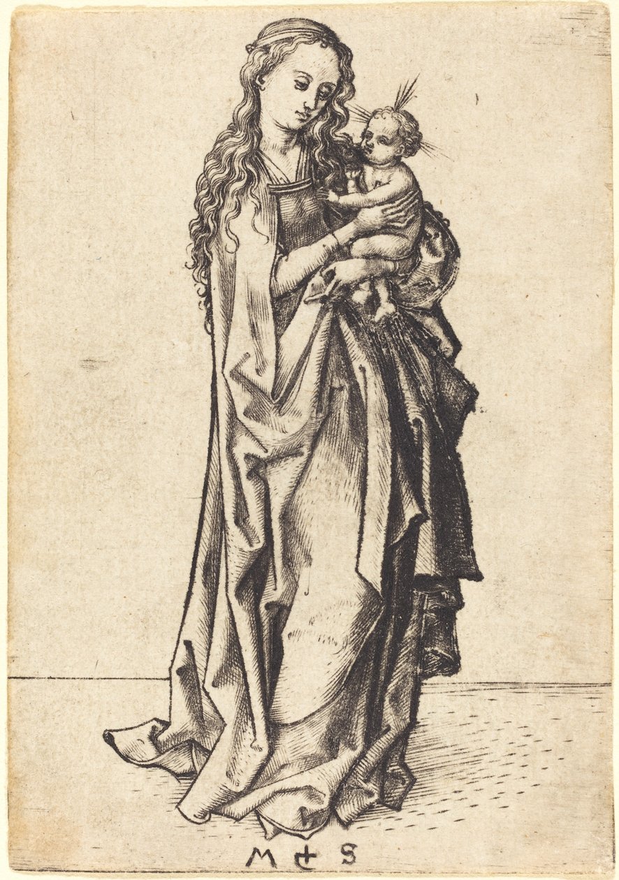 Die kleine Madonna mit Kind von Martin Schongauer